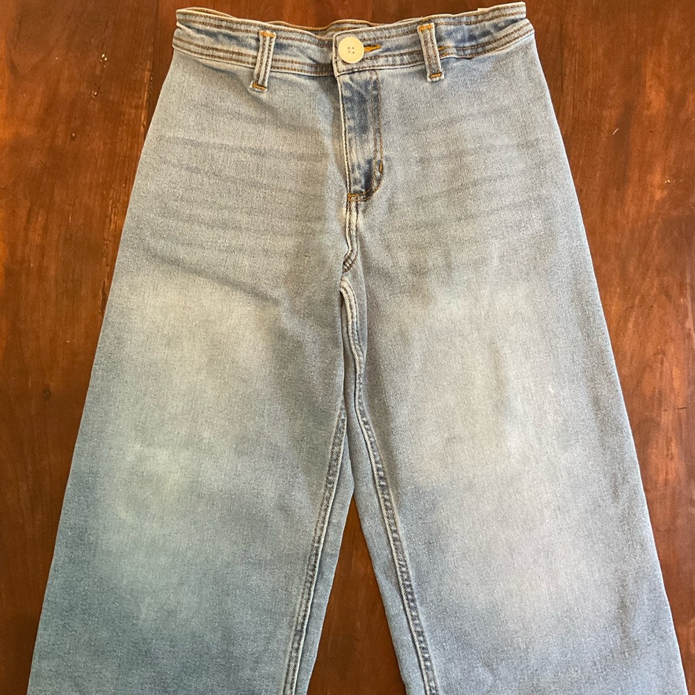 Wonder Nation Girls Ankle High Waist Jeans.